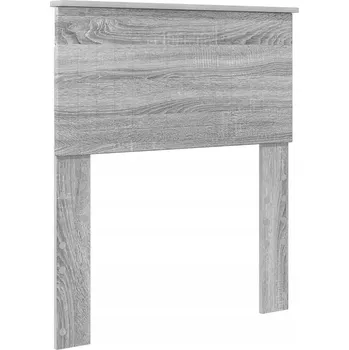 Čelo postele Šedá Sonoma 75 cm Materiál na bázi dřeva