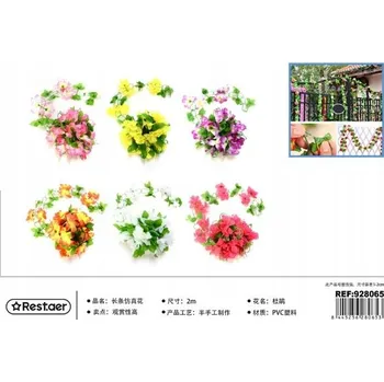 umělá květina Umělá květinová girlanda 200 cm - rostlinná dekorace