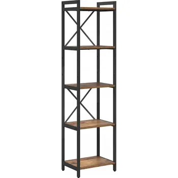 Knihovna Police na knihy Staré dřevo 40 x 30 x 153 cm