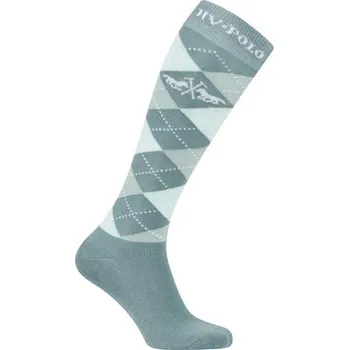 Jezdecké oblečení Jezdecké podkolenky HVP Argyle, SS 26, aqua sky - vel. 31-34