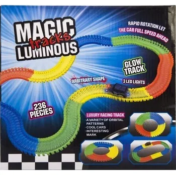 autodráha Svítící autodráha do tmy