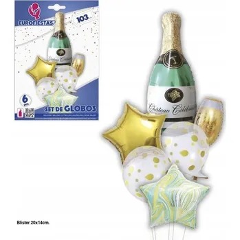 Balónek Ouda Party - Sada balónků ve tvaru láhve