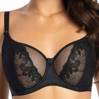 Podprsenka Gaia podprsenka bardotka, balkonetka černá velikost 95C