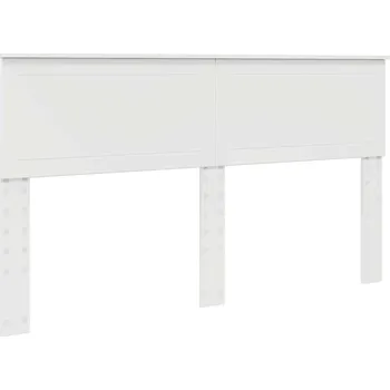 Čelo postele s čelo Lesklá Bílá 160 cm Kompozitní dřevo