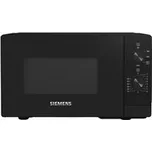 Siemens iQ300 FF020LMB2, mikrovlnná trouba, 800 W, 5 úrovní ohřevu, talíř 27 cm, černá