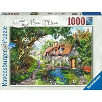 Puzzle Ravensburger, Puzzle 1000: Cesta mezi kopci květin (12000131)