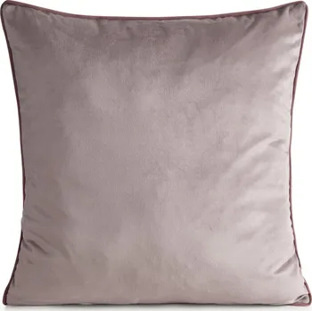 Povlak na polštářek Dekorační povlak na polštář 45x45 cm pudrově růžový z veluru EUROFIRANY