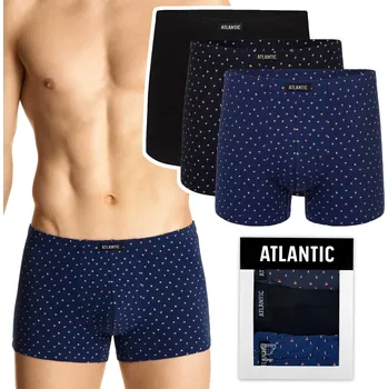Pánské oblečení Atlantic Spodní Prádlo Boxerky vícebarevné, velikost M