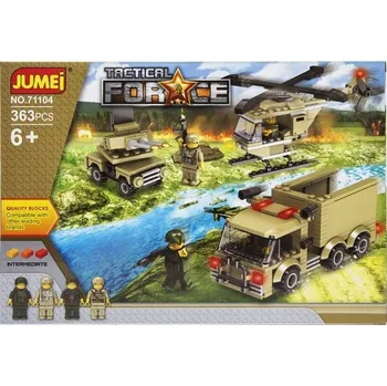 ostatní stavebnice Stavebnice Jumei TAKTICKÉ SLUŽBY 363 dílů 38 x 26 cm