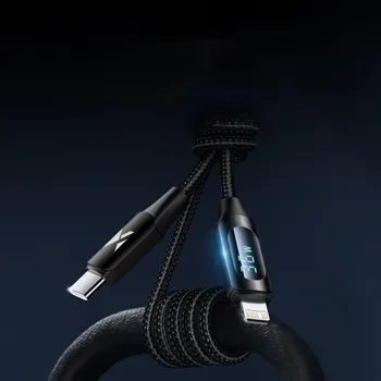 Datový kabel Kabel Wozinsky USB-C - Apple Lightning 2 m černý