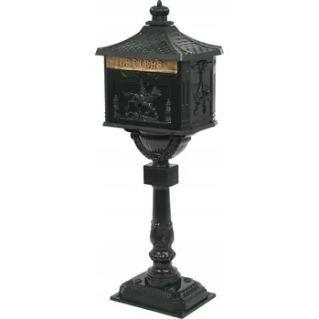 Poštovní schránka Poštovní schránka VidaXL černá