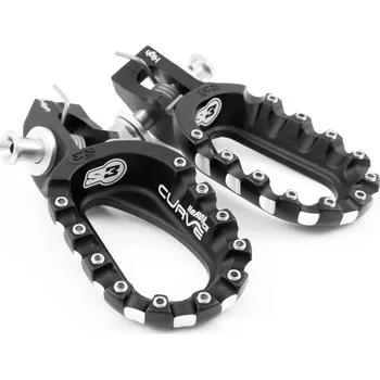 Nářadí na motocykly S3 Curve Nízké stupačky černé KTM/Husqvarna ESK-990-D-B