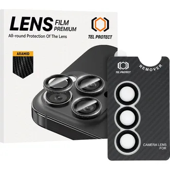Tvrzené sklo Tel Protect 3D Lens Aramid Series na fotoaparát pro Samsung Galaxy S26