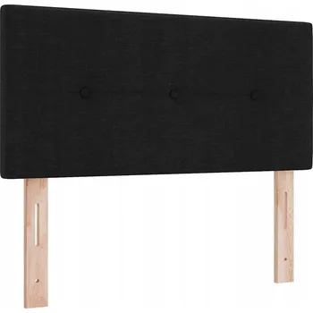 Čelo s knoflíky Černé 100 cm Látka