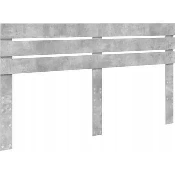 Čelo postele s čelo Betonově šedá 200 cm Kompozitní dřevo