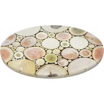 Hrnec PODLOŽKA POD HRNEC Nádobí PODSTAVEC Dřevěná Oválná 27 x 19 cm