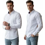 DStreet pánská košile DX2618 slim střih, dlouhý rukáv, bavlna, velikost M