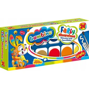 Vodová barva Akvarelové barvy Bambino 24 ks x 10 ml