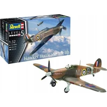 Plastikový model Model ke slepení Revell Hawker Hurricane Mk IIb