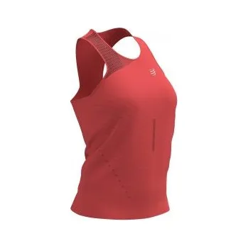 COMPRESSPORT PERFORMANCE SINGLET W coral S tílko + DÁREK DLE VÝBĚRU!