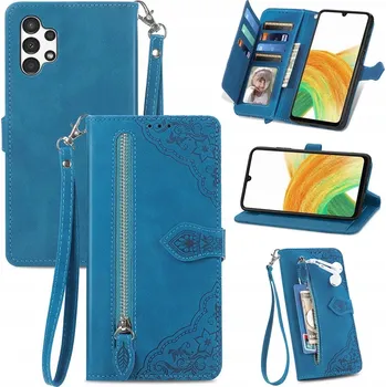 Pouzdro na mobilní telefon Flipové pouzdro pro Samsung Galaxy A13 modré