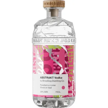 Vodka Abstrakt Raspberry & Lime 38% 0,7l (holá láhev)