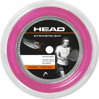 Tenis Tenisový výplet Head Synthetic Gut 1.30 růžový 12m z role