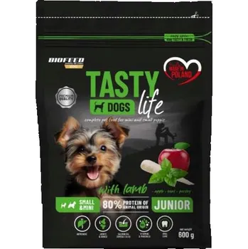 Krmivo pro psa Tasty Dogs Life JUNIOR M&S s jehněčím masem 600 g
