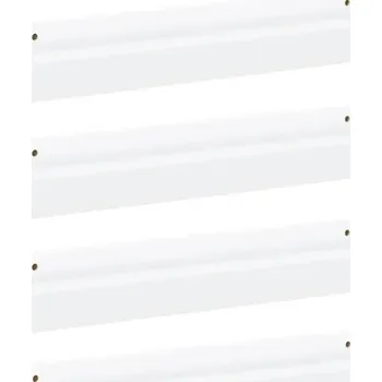 police Police MDF deska VidaXL 40 x 9 cm bílá