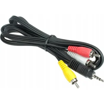 Audio kabel Kabel Lexton JACK- 3xRCA minijack (3,5 mm) – 3x RCA (cinch) 1,5 m