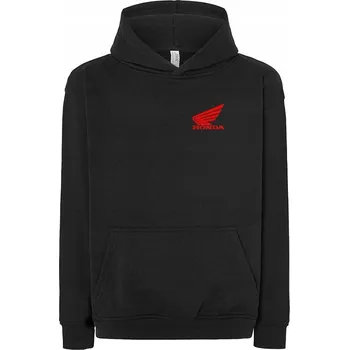 Pánská mikina Tepláková mikina JHK SWRA KNG s kapucí klokanka kapucí, černá, BK vel. 5XL