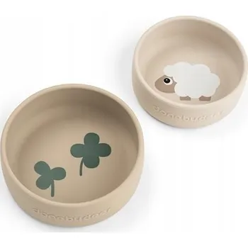 Miseczka Done By Deer béžová silikonová