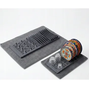 Odkapávač na nádobí ODKAPÁVAČ NA NÁDOBÍ, podložka, sušák z mikrovlákna pod talíře, hrnky, savá