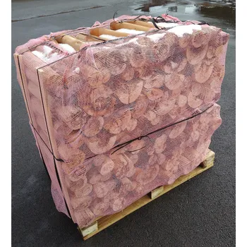 Tuhé palivo OPTIMTOP kuláče odkorněné bukové dřevo 0,75 prmr