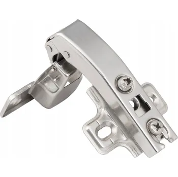 Nábytkové kování Nábytkový závěs, úhlový 90° bez samozavírání, Nasouvací lišta h2 45 mm AKS