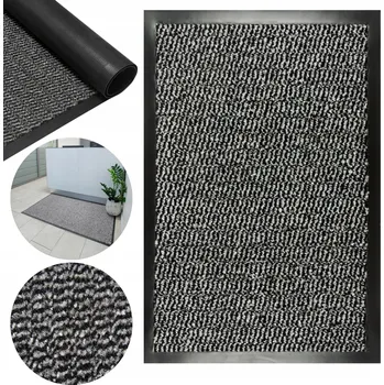 Rohožka GUMOVÁ ROHOŽKA PŘED DVEŘE VSTUPNÍ ČISTÍCÍ ZÓNA 120 x 240 CM