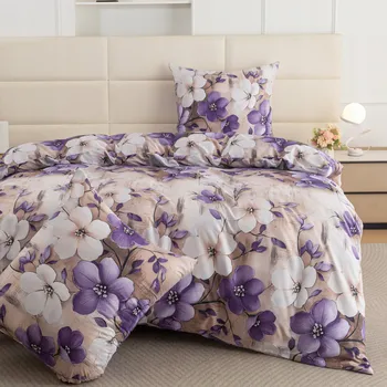Povlečení Povlečení 160x200 + 2 povlečení Sada Povlečení Květiny Mnoho