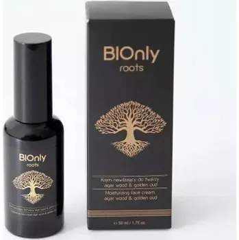 Pleťový krém BIOnly roots Hydratační krém na obličej agarové dřevo & zlatý oud 50 ml