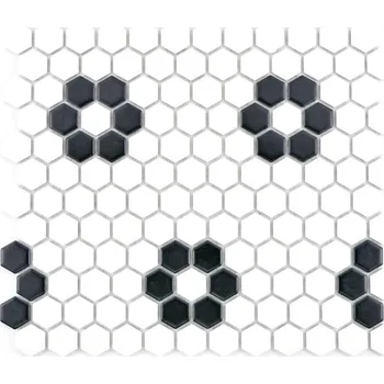 Obklad Keramická mozaika WzorcowniaStudio 26 x 30 cm bílá