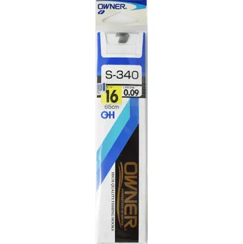 Háčky s návazcem, s protihrotem Owner S-340 9 ks