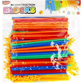 ostatní stavebnice Stavebnice Kostky Slámky 298 Dílků Mega Cre