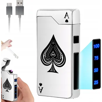 Elegantní plazmový Zapalovač dobíjecí USB, 2 oblouky, větruodolný