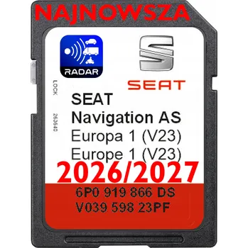 SD Karta s Mapou SEAT Navi System Evropa 2026/2027 V23 6P0