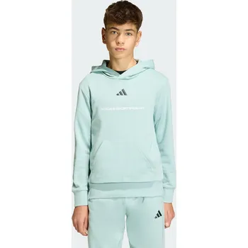 Dámská mikina ADIDAS Flísová mikina adidas Slogan ZELENÁ