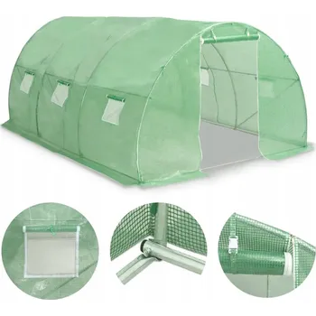 Skleník VidaXL Zahradní skleník, 13,5 m², 450 x 300 x 200 cm