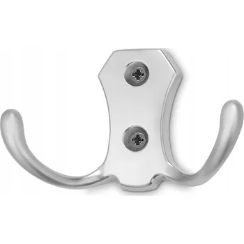 Věšák NÁBYTEK VĚŠÁK HÁČEK NA OBLEČENÍ NA ZEĎ HLINÍKOVÝ.