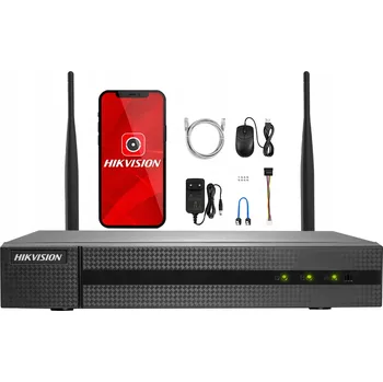 IP kamera WiFi rekordér s 8 kanály Hikvision HWN-2108MH-W, aplikace HikConnect, nepřetržitý provoz 24/7