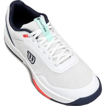 Pánská sportovní obuv Wilson Courtglide bílá / záliv / ohnivá korálová 45 1/3