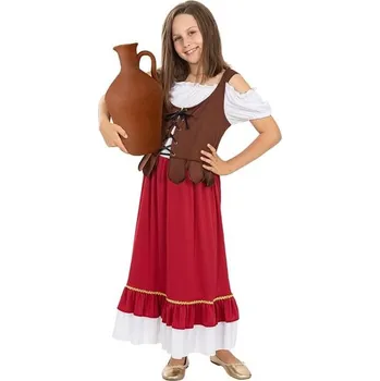 Karnevalový kostým Funiglobal - Kostým středověký hostinský pro dívky - 7-9 years