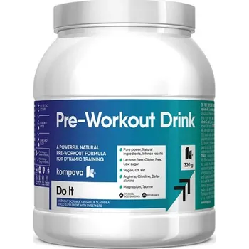 Anabolizér Kompava Pre-Workout Drink, pomeranč-limetka, 320 g